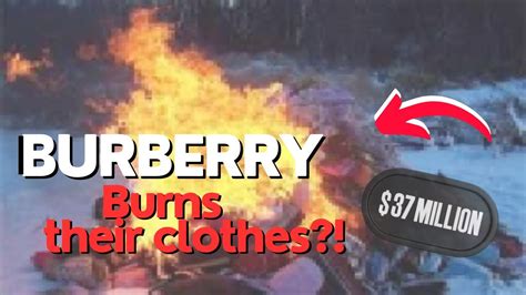 why did burberry burn their products|why did burberry destroy merchandise.